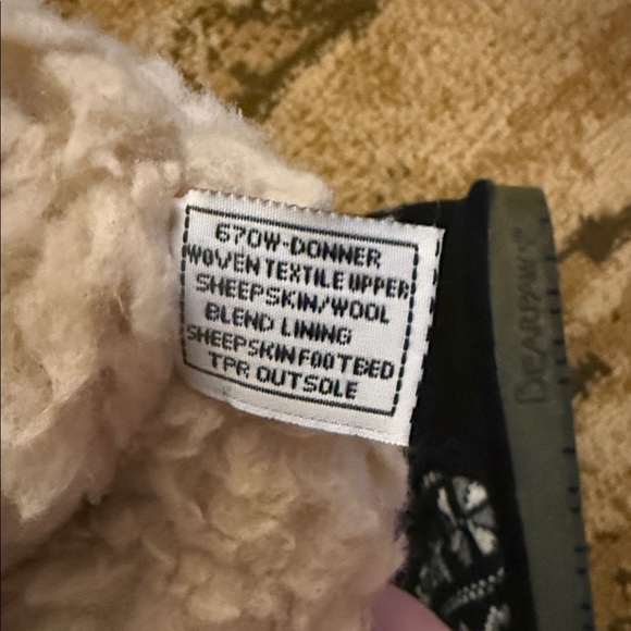 BearPaw Black and White Patterned Winter Boots - Picture 7 of 7